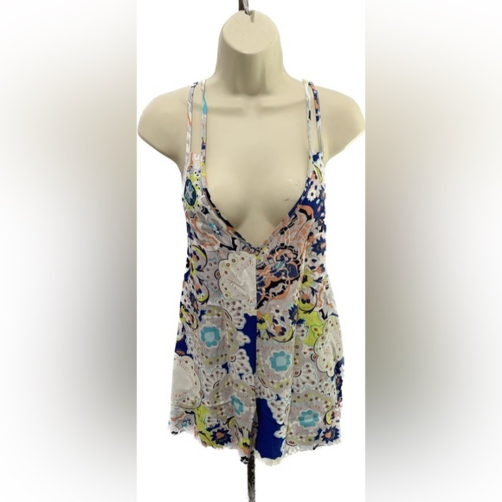 Raga Pants Anthropologie Raga Romper Jumper Multicolor Women’s Size XS